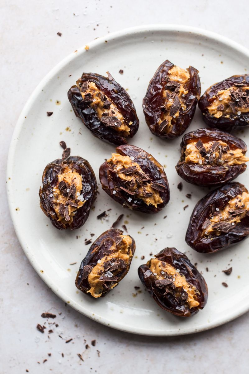 Stuffed Dates With Peanut Butter Stuffed Dates With Peanut Butter