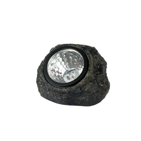 Outdoor Solar Light Graden Rock Spot Lights 4 Piece Set By Solar Light Graden Rock Spot Lights