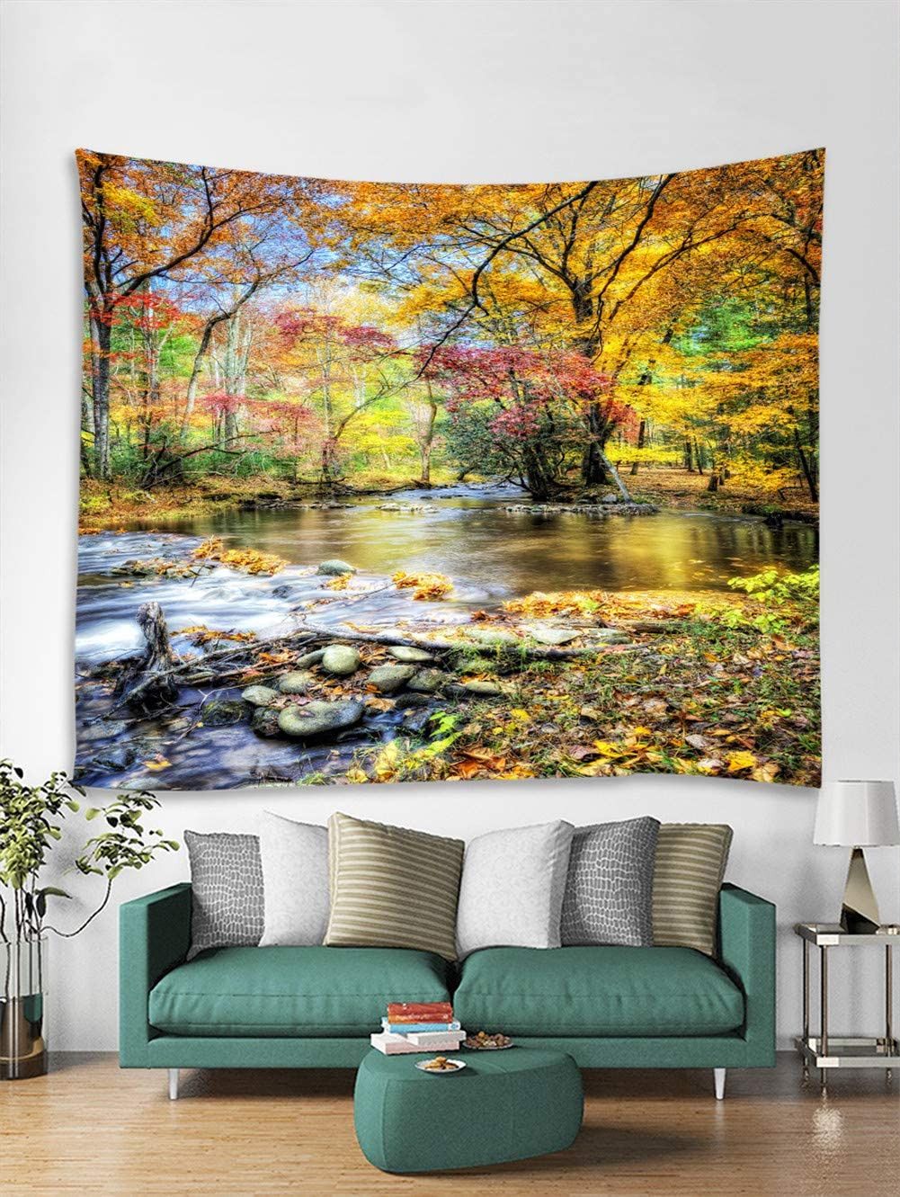 Autumn In The Living Room Wall Murals Stickers Nature Living Room Contemporary Pixers We Live To Change Fall Living Room Decor Living Room Design Colour Cozy Living Room Furniture