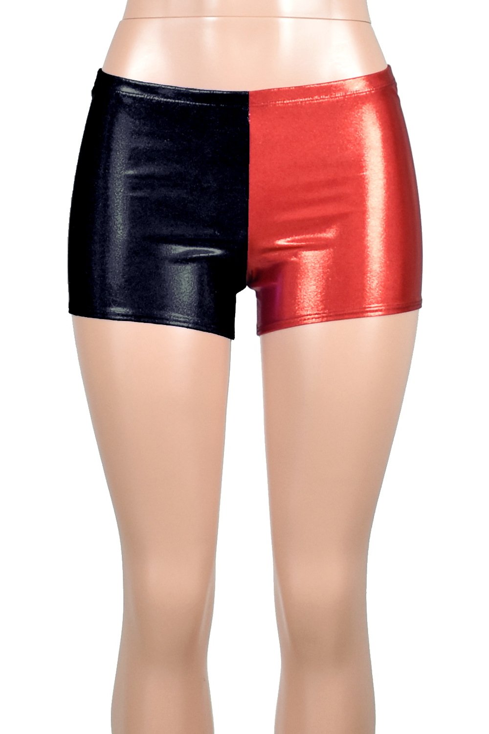Red and black harley quinn shorts Red and black harley quinn shorts