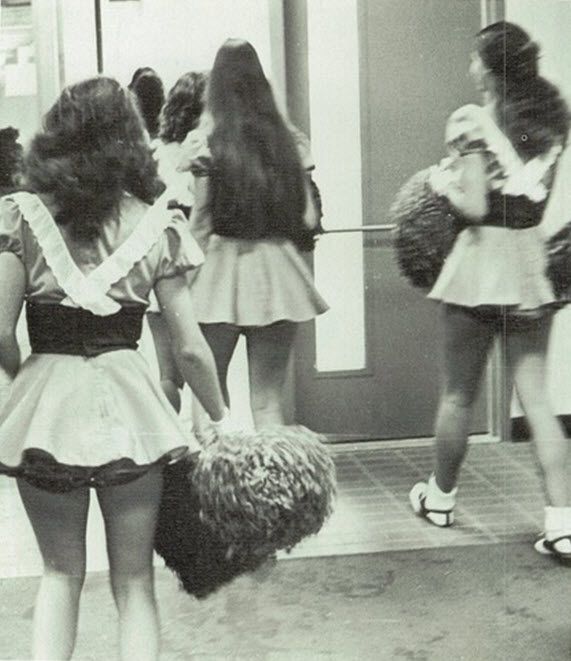 Gym miniskirt talking dirty retro