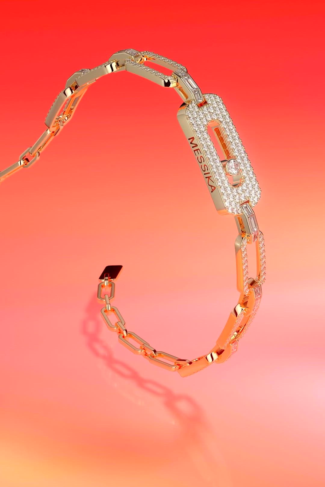 GLEAMIRE Diamond Gold Designer Bracelet Video Diamond Jewelry gleamire-diamond-gold-designer-bracelet-video-diamond-jewelry